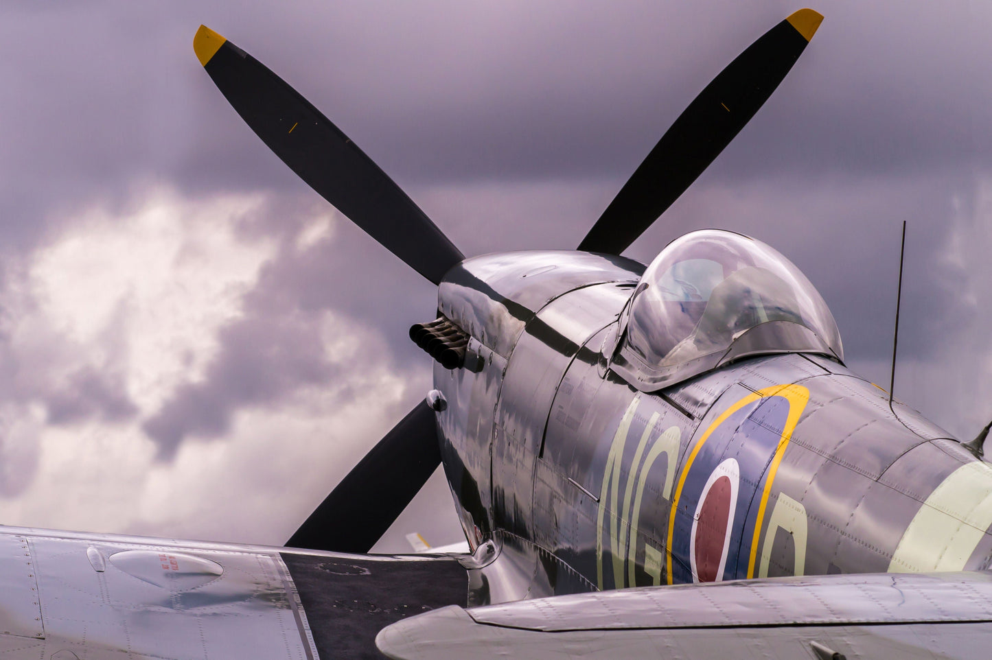 Spitfire - Purple Classy Art