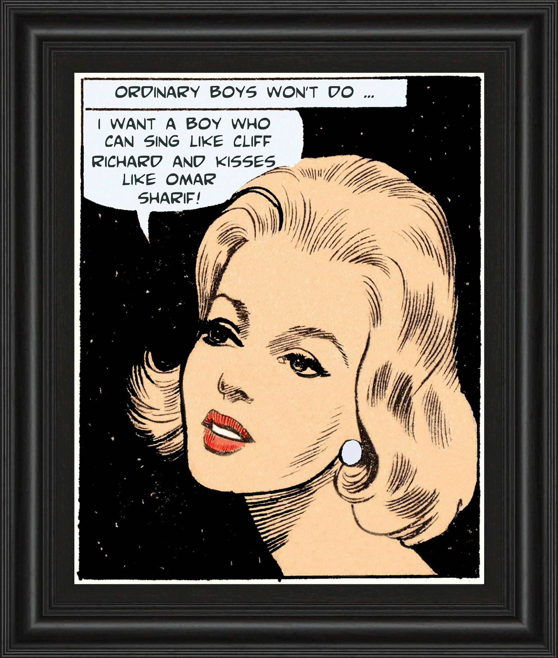 Ordinary Boys Won't Do By Roy Newby - Framed Print Wall Art - Beige Classy Art