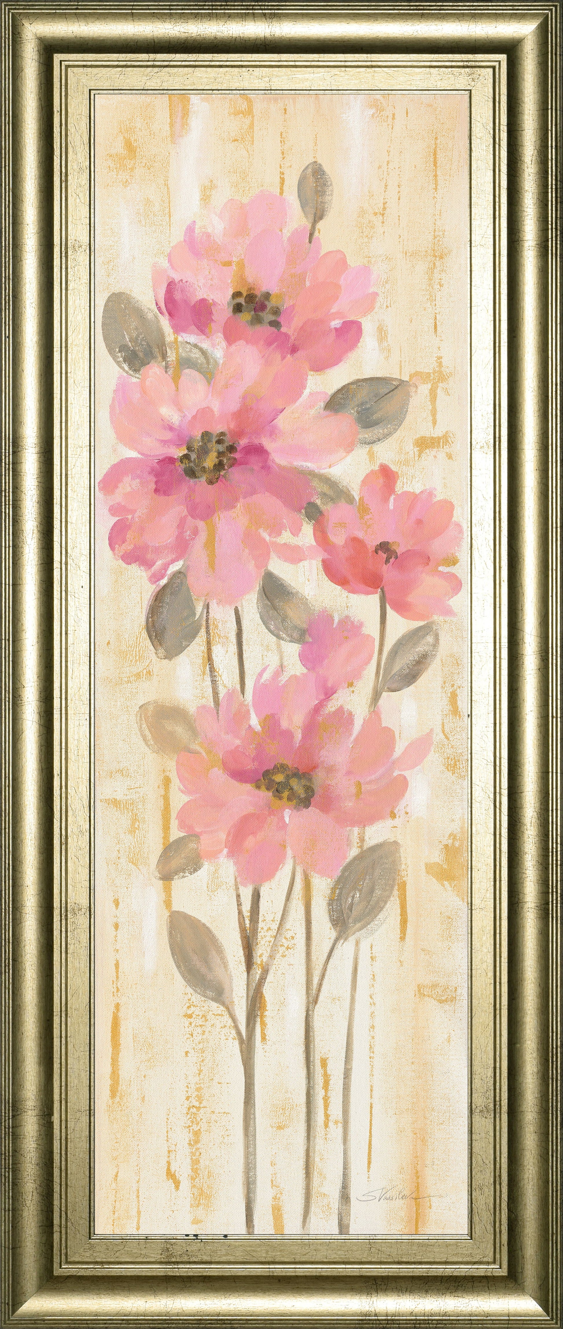 Beautiful Garden Tems I By Silvia Vassileva - Pink Classy Art