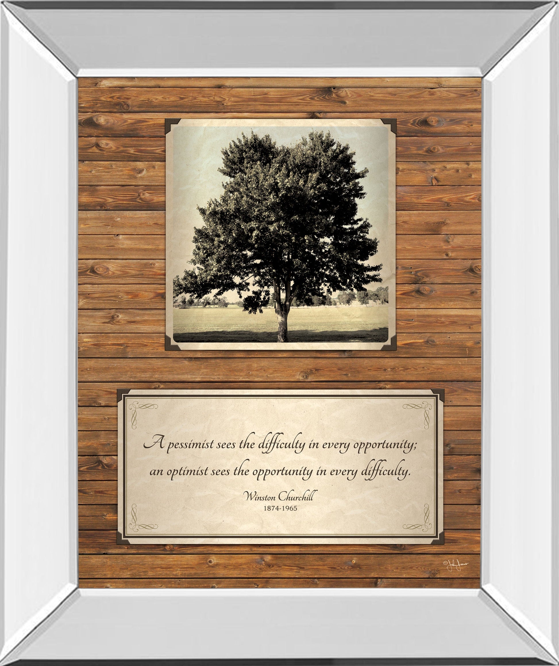 Opportunity By John Jones - Print Wall Art - Dark Brown Classy Art