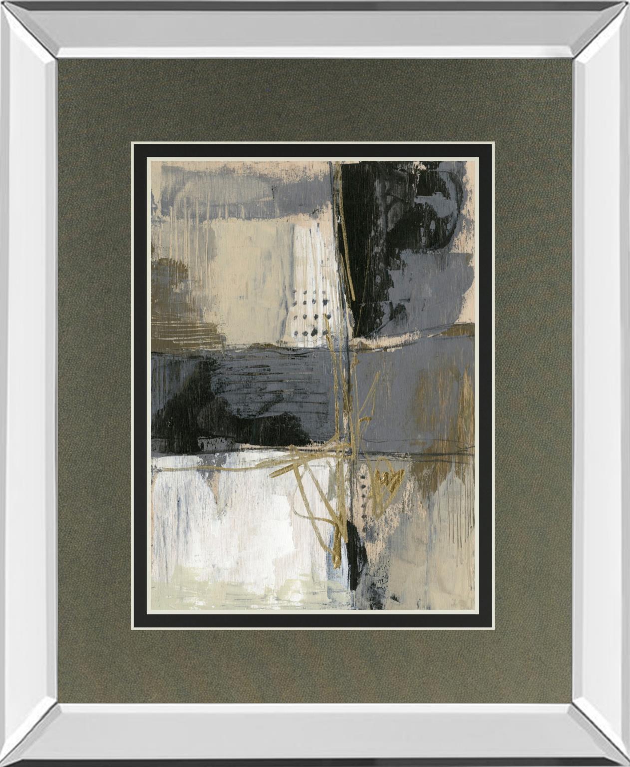 Neutral Divisions II By Jennifer Goldberger - Dark Gray Classy Art