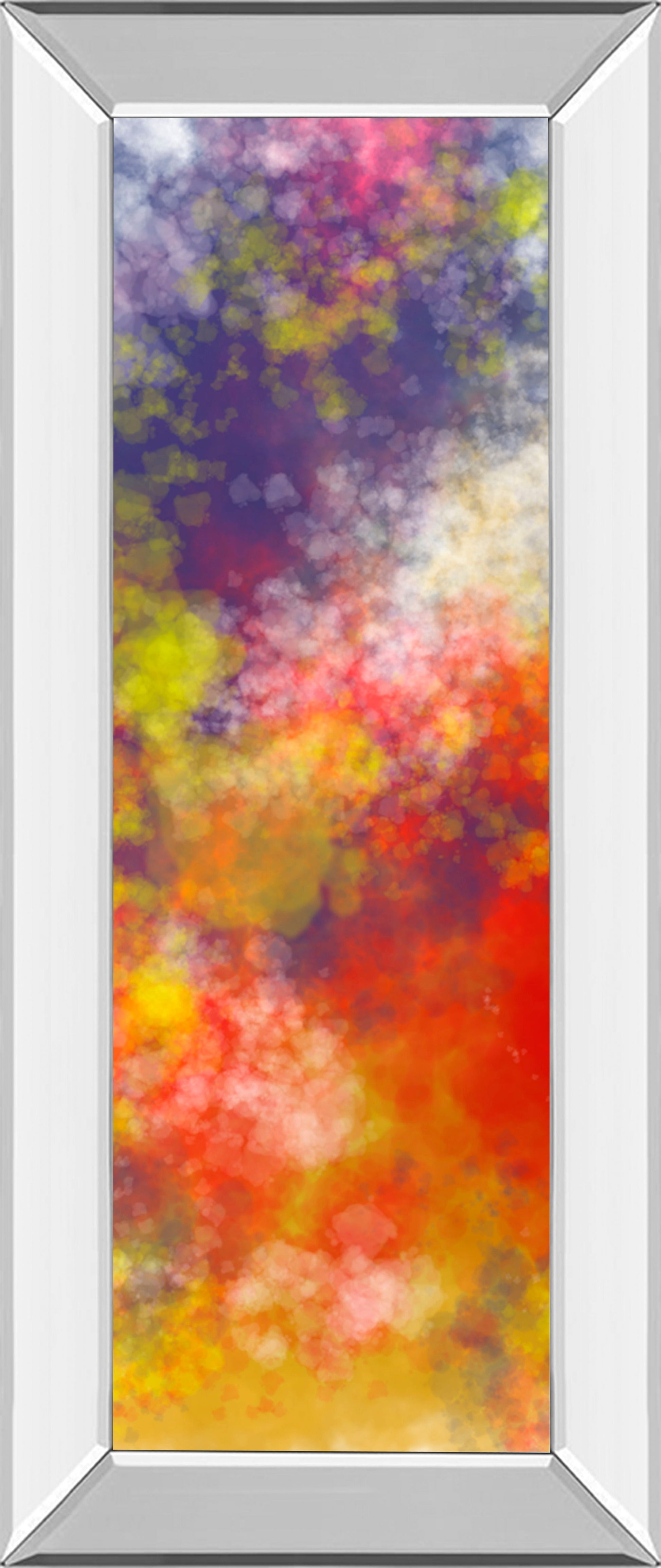 Vapor I. A By Jason Johnson - Mirror Framed Print Wall Art - Red Classy Art