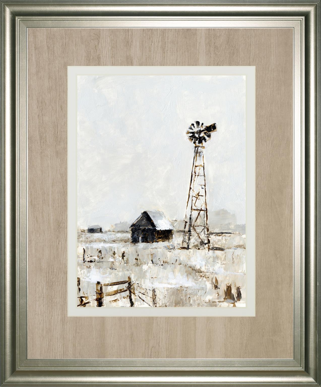 Rustic Prairie II By Ethan Harper - Light Brown Classy Art