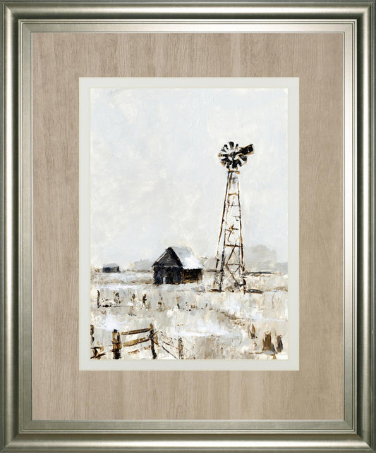 Rustic Prairie II By Ethan Harper - Light Brown Classy Art