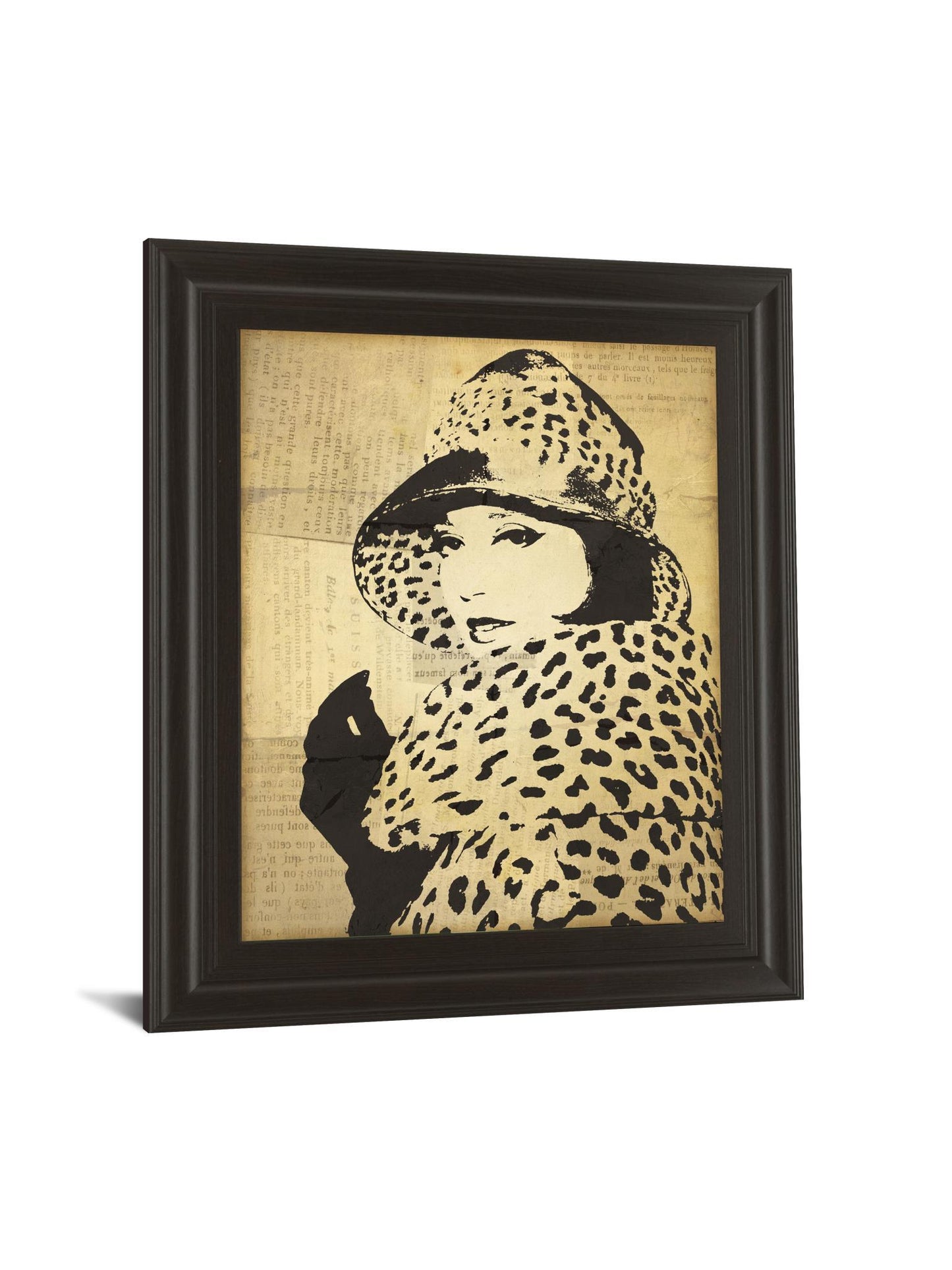 Fashion News Il By Wild Apple Graphics - Framed Print Wall Art - Gold Classy Art