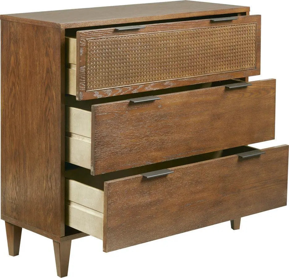 Cali 3-Drawer Accent Chest Natural Olliix.com