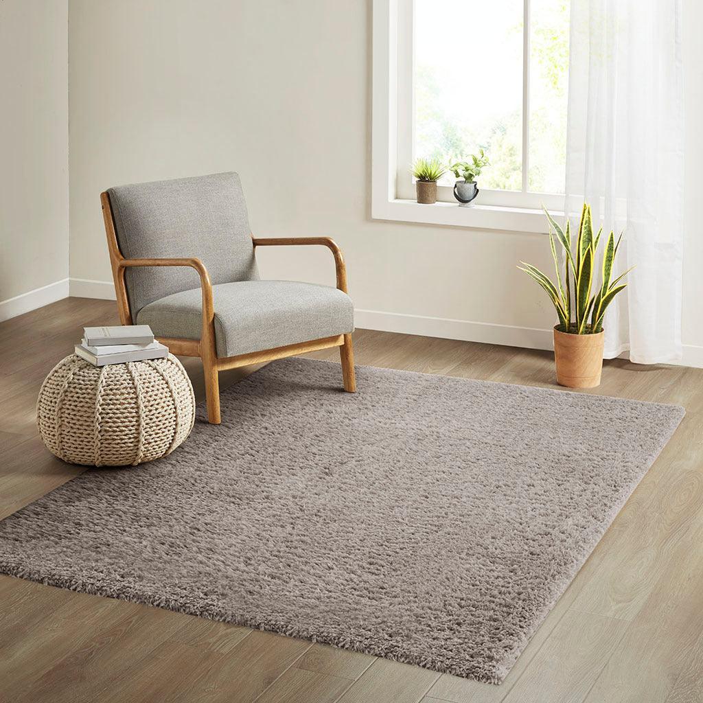 Camdyn 5x7 Shag Area Rug Gray Olliix.com