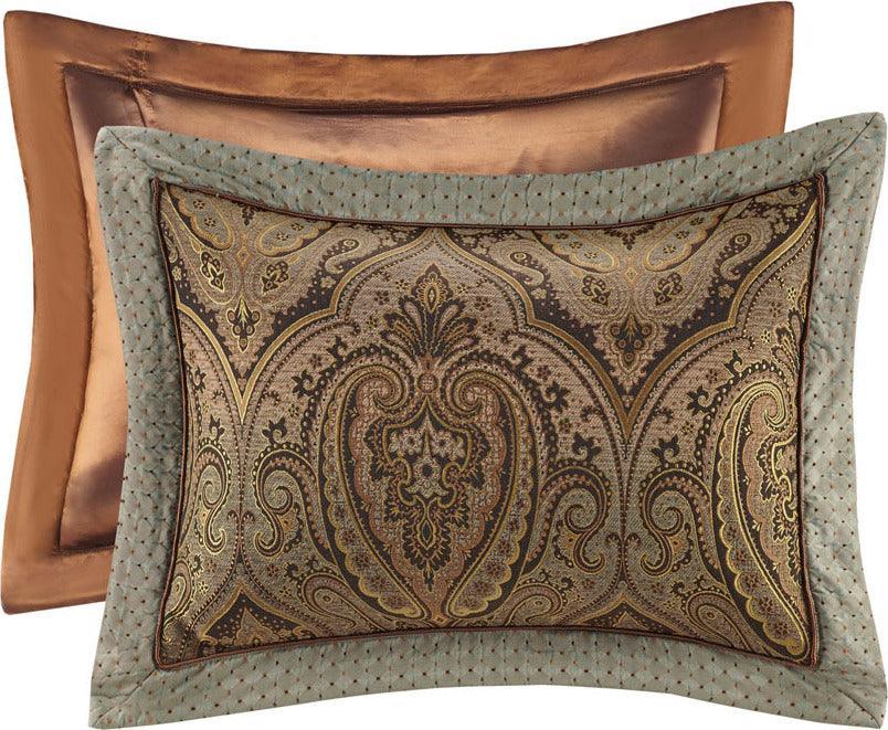 Canovia Classic Springs Jacquard Comforter Set Multi King Olliix.com