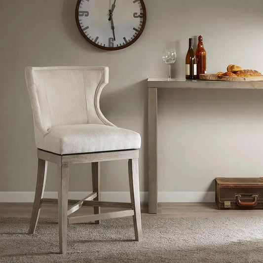 Carson Counter Stool With Swivel Seat Cream Olliix.com