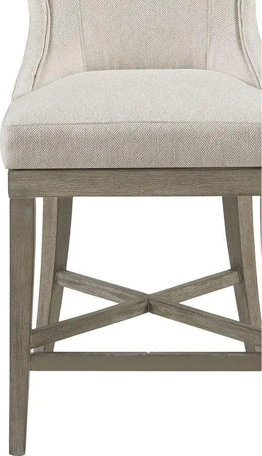 Carson Counter Stool With Swivel Seat Cream Olliix.com