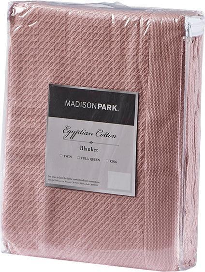 Casual Certified Egyptian Cotton Blanket Full/Queen Rose Olliix.com