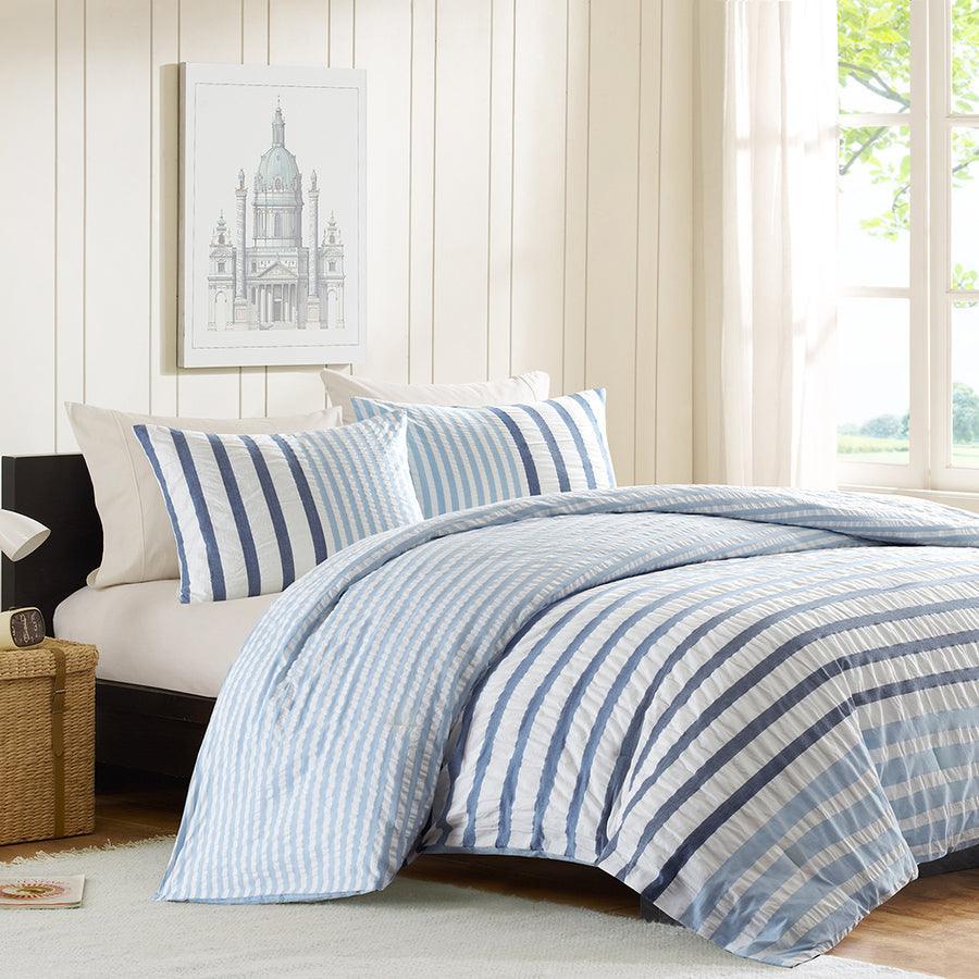 Casual King Sutton Comforter Set Blue Olliix.com