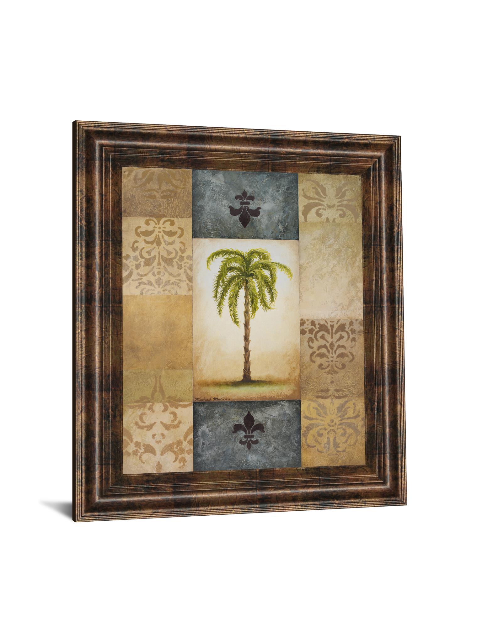 Fantasy Palm Il By Michael Marcon - Framed Print Wall Art - Green Classy Art