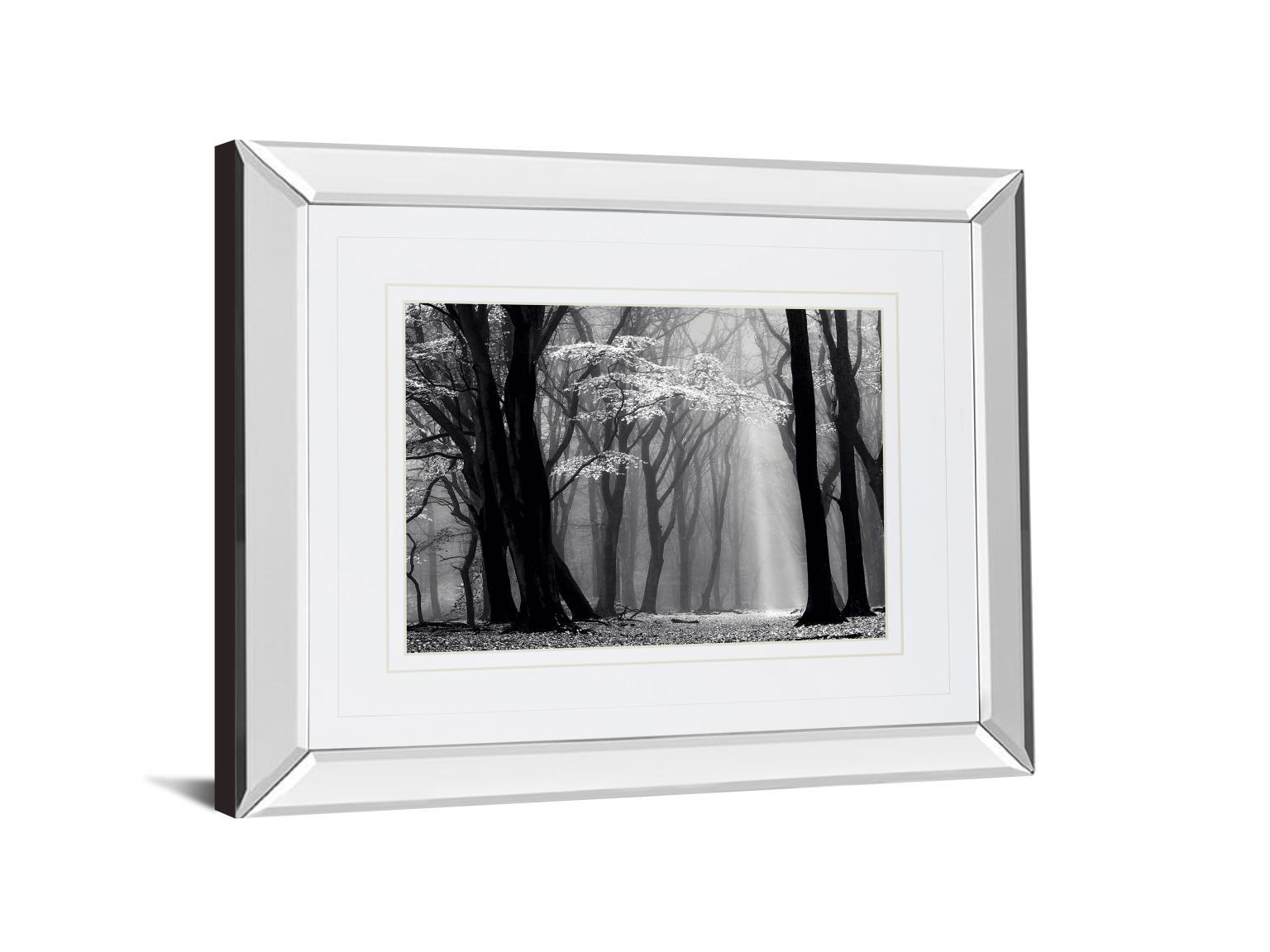 Winter Is Coming By Lars Van De Goor - Mirror Framed Print Wall Art - Black Classy Art