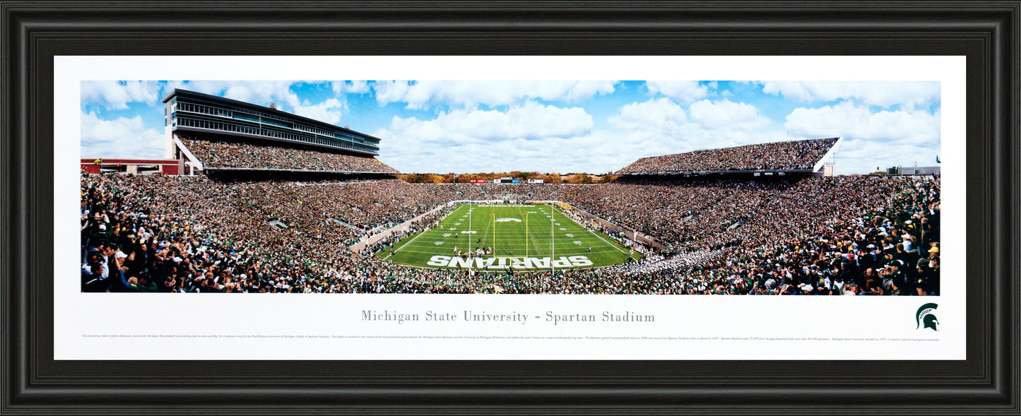 Michigan State #3 (End Zone) - Black Classy Art