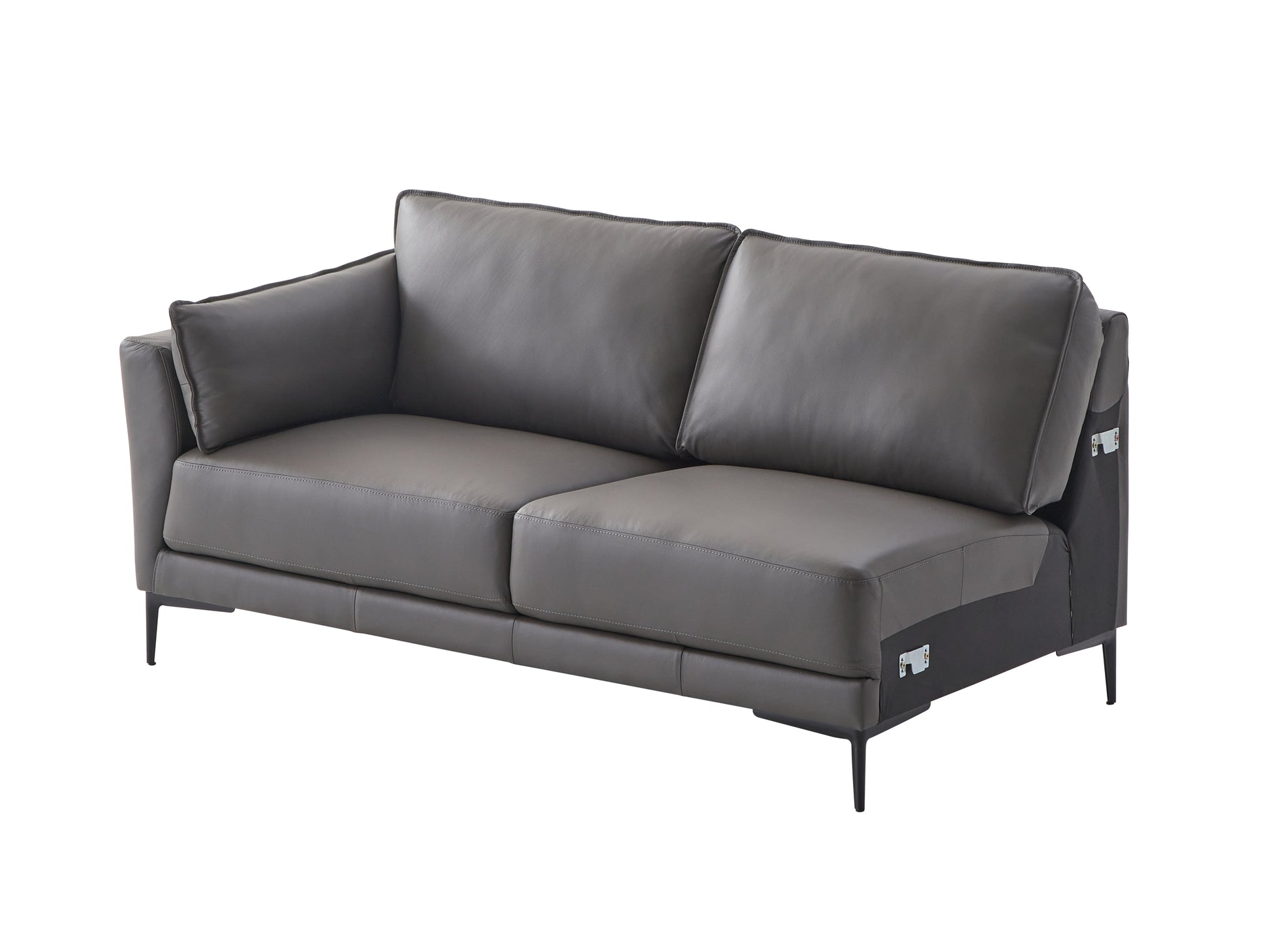 ACME Meka Sectional Sofa, Anthracite Leather LV02396 ***(FREE SHIPPING)*** House to Home Furnishings LLC