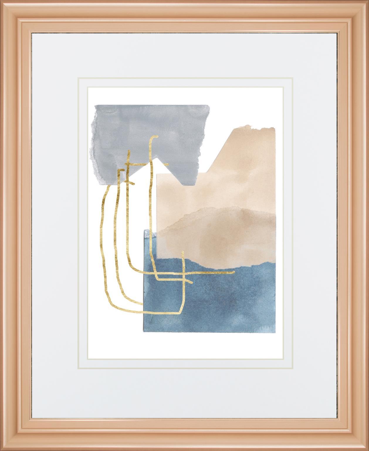 34x40 Matter Dissolving IV By Melissa Wang - Beige Classy Art