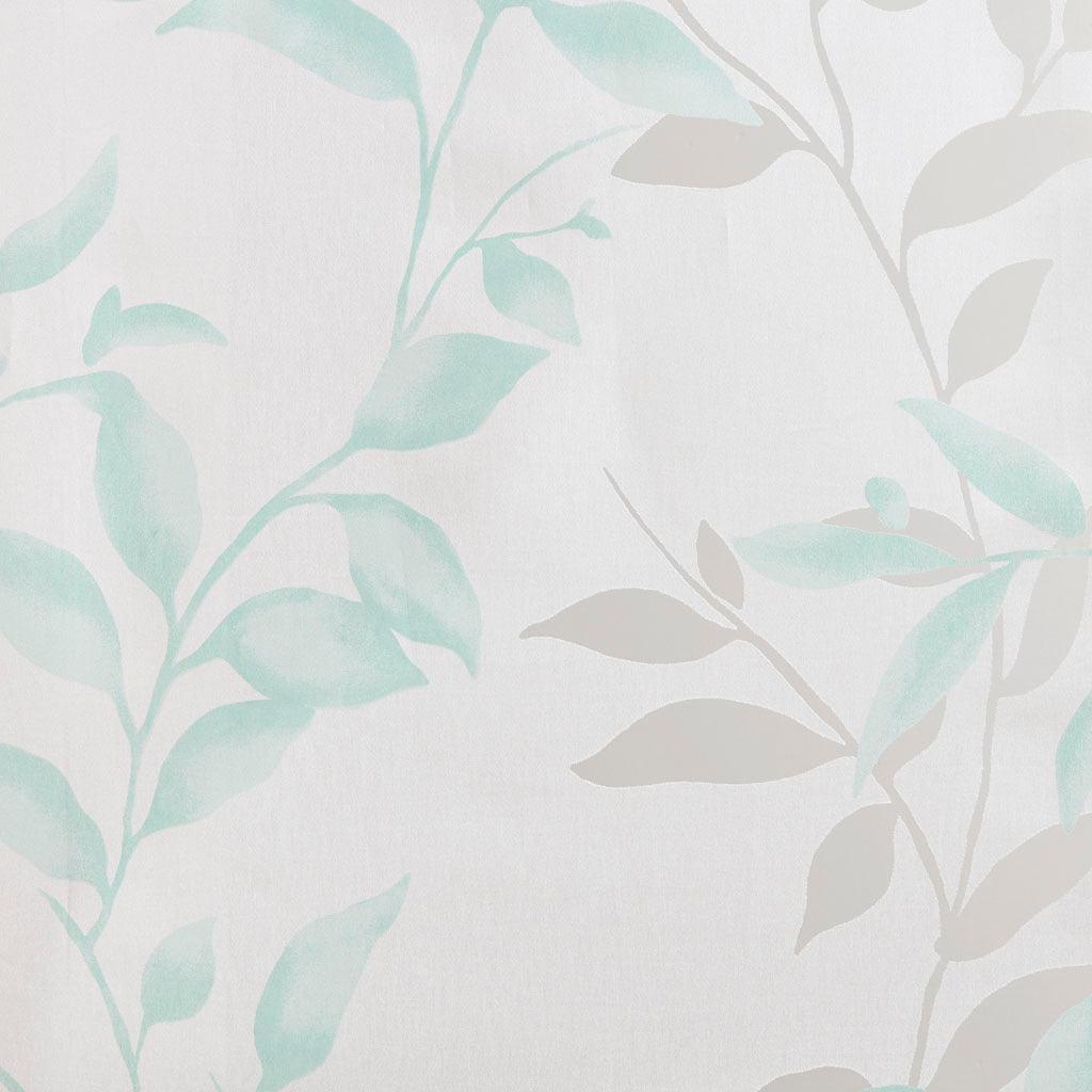 Cecily 84" Burnout Printed Window Panel Aqua Olliix.com