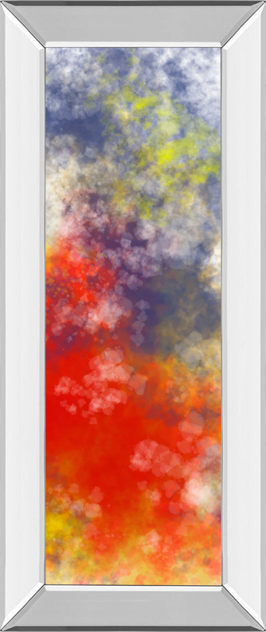 Vapor I. B By Jason Johnson - Mirror Framed Print Wall Art - Red Classy Art