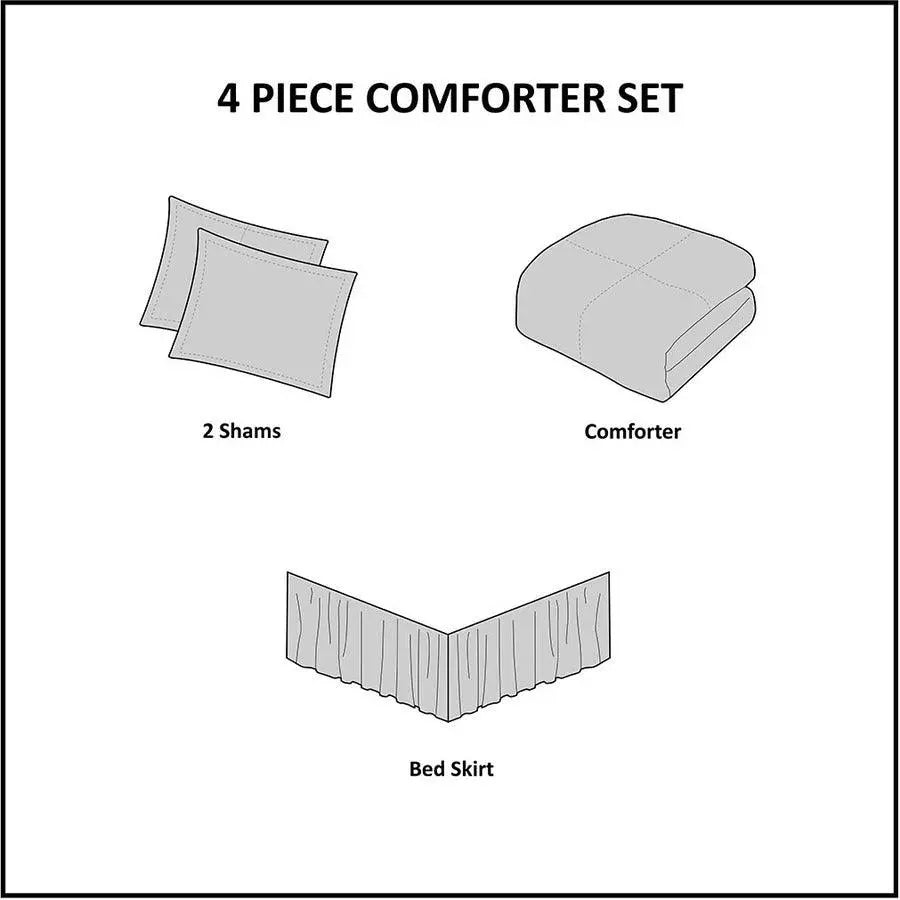 Chelsea King Traditional Comforter Set Multicolor Olliix.com