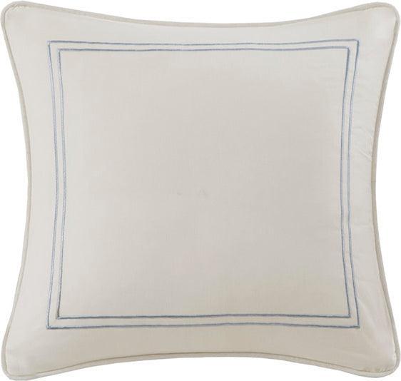 Chelsea Traditional Square Pillow 16x16" Ivory Olliix.com