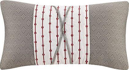 Cherry Global Inspired Blossom Oblong Pillow 12x22" Gray Olliix.com