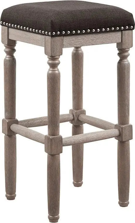 Cirque Bar Stool Set of 2 Gray Olliix.com