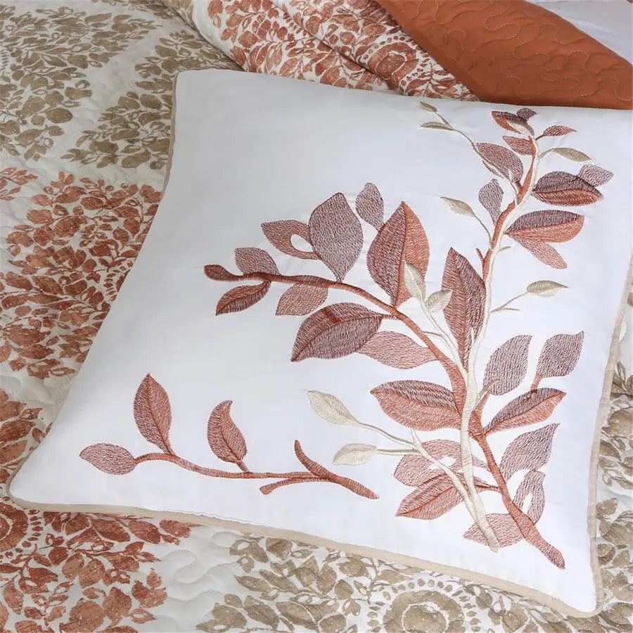 Claire King/California King 6 Piece Reversible Coverlet Set Multicolor Olliix.com