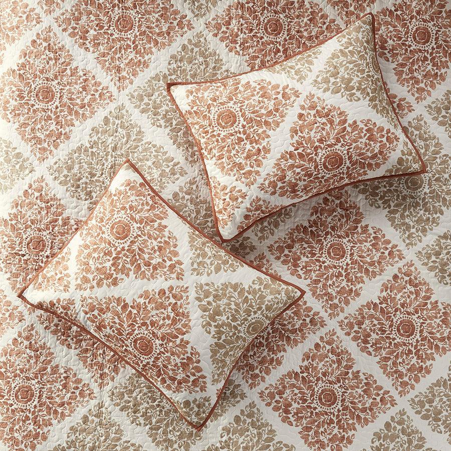 Claire King/California King 6 Piece Reversible Coverlet Set Multicolor Olliix.com