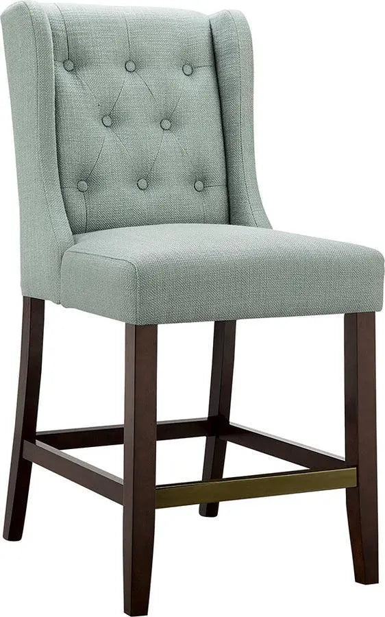 Cleo Counter Stool Blue Olliix.com