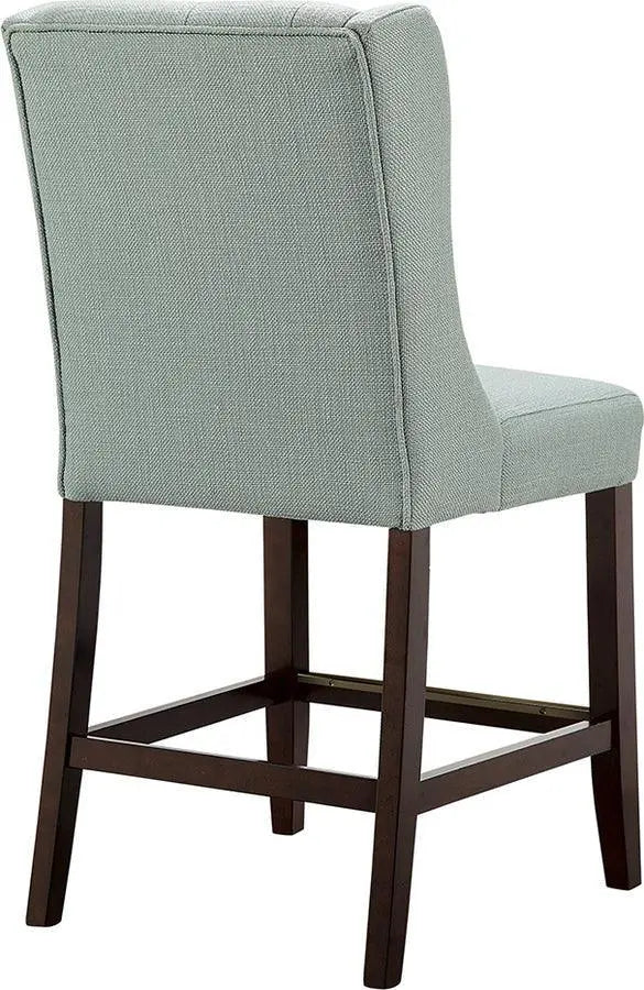 Cleo Counter Stool Blue Olliix.com