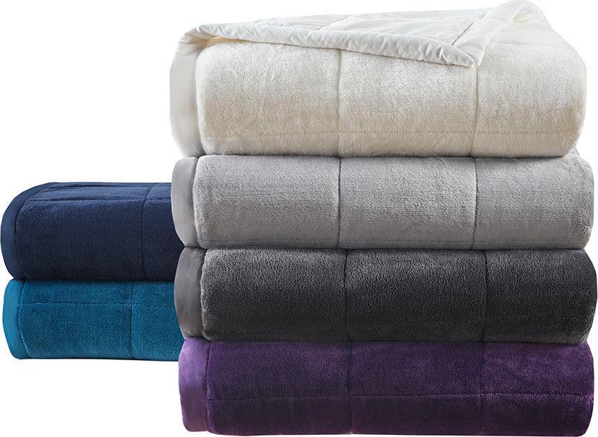 Coleman Casual Reversible Down Alternative Blanket Full/Queen Gray Olliix.com