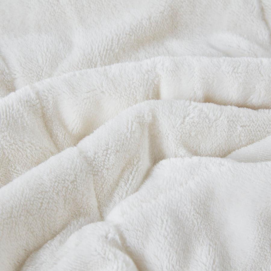 Coleman Casual Reversible Down Alternative Blanket Full/Queen Ivory Olliix.com