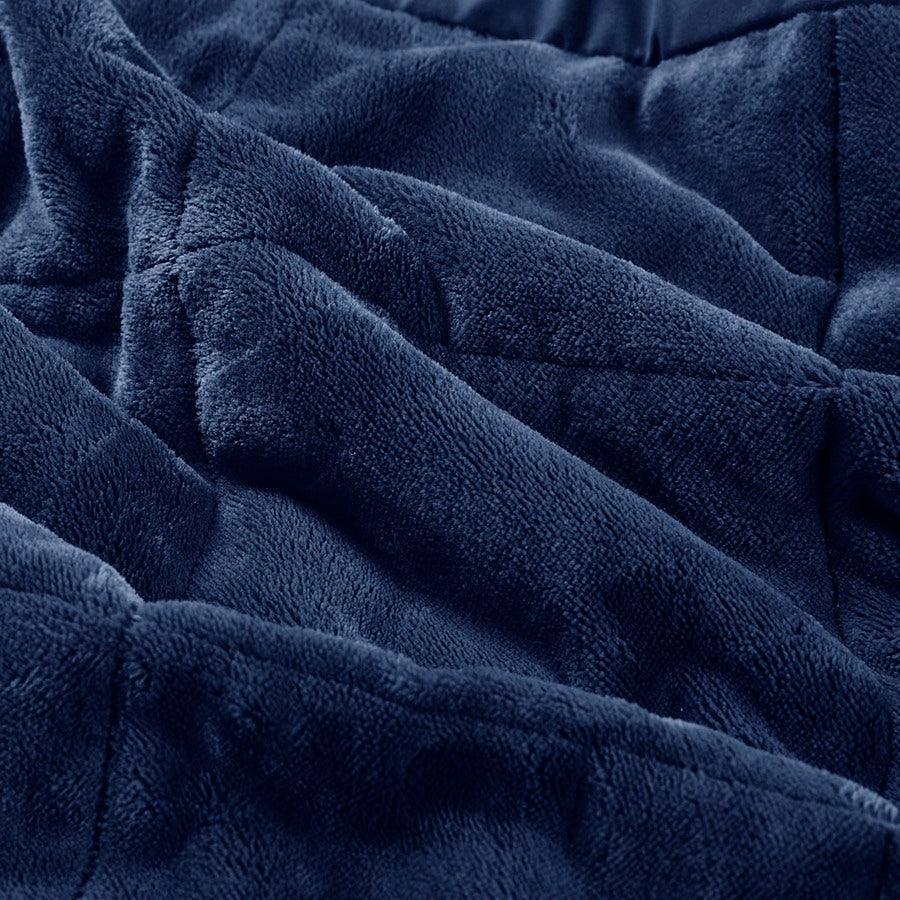 Coleman Casual Reversible Down Alternative Blanket Full/Queen Navy Olliix.com