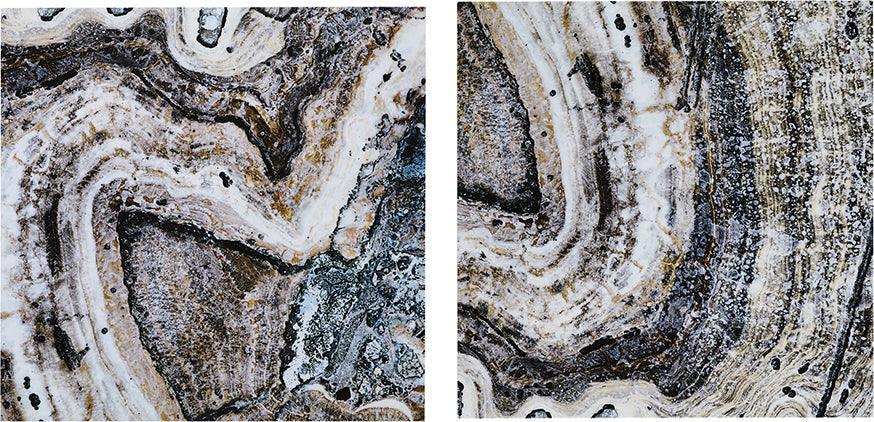 Cool Stone Glass Coat 2 Piece Set Multicolor Olliix.com