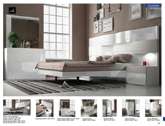 ESF Furniture - Cordoba King Bed - CORDOBABEDKS ESF Furniture