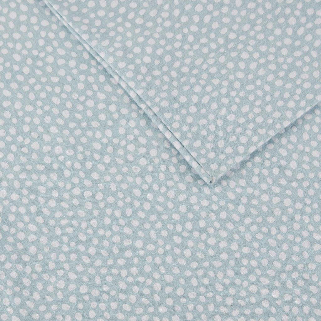 Cozy Flannel Full Sheet Set Aqua Olliix.com