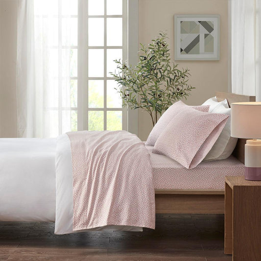 Cozy Flannel Queen Sheet Set Blush Olliix.com