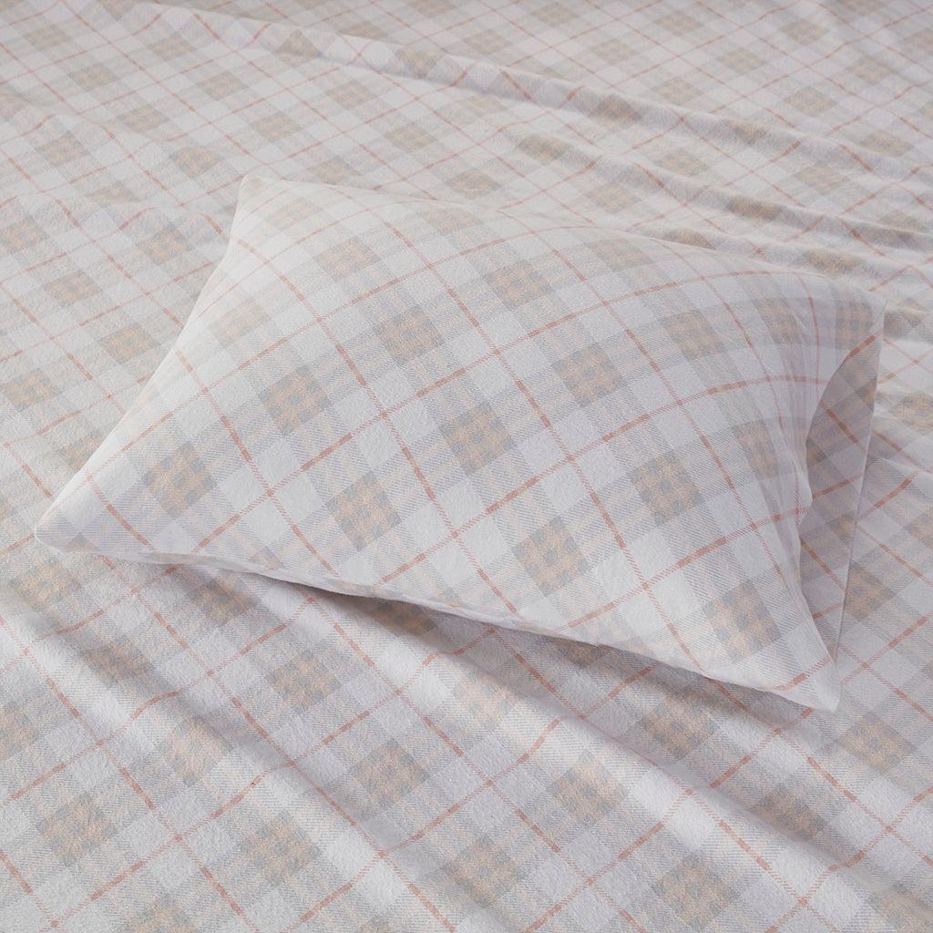 Cozy Flannel Queen Sheet Set Pink Olliix.com