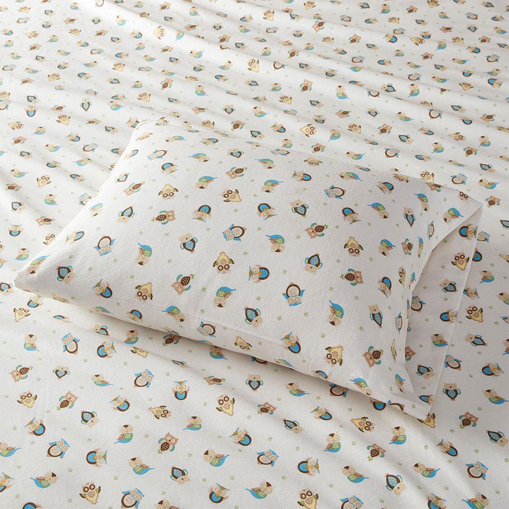 Cozy Flannel Queen Sheet Set Sand Olliix.com