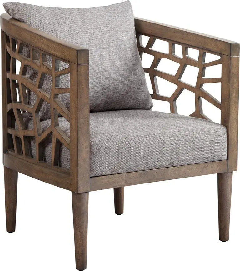 Crackle Accent Chair Light Gray Olliix.com