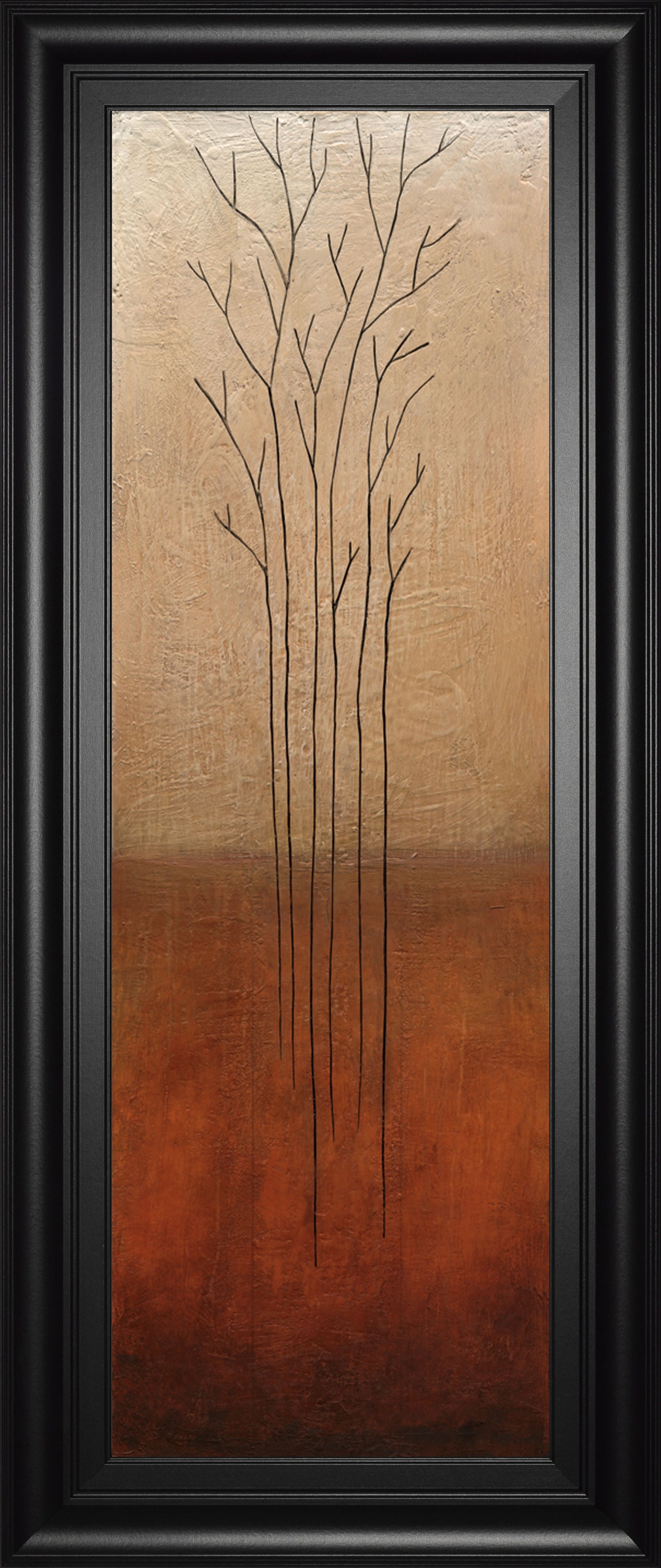 Branch Rouge I By Eve - Dark Brown Classy Art