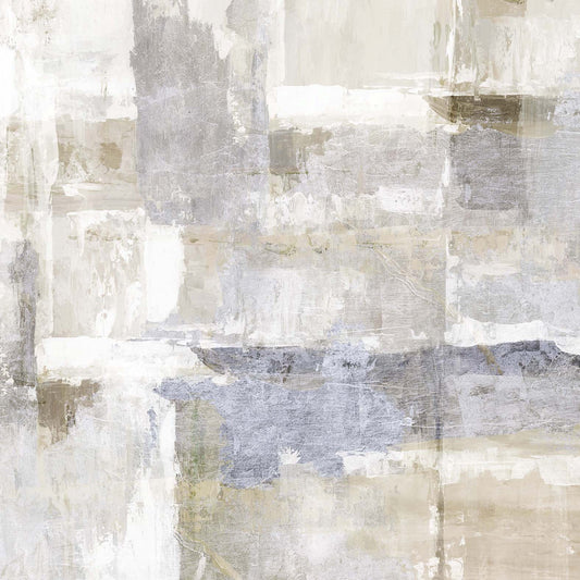 Floating Tempered Glass With Foil Puzzle - Gray Classy Art