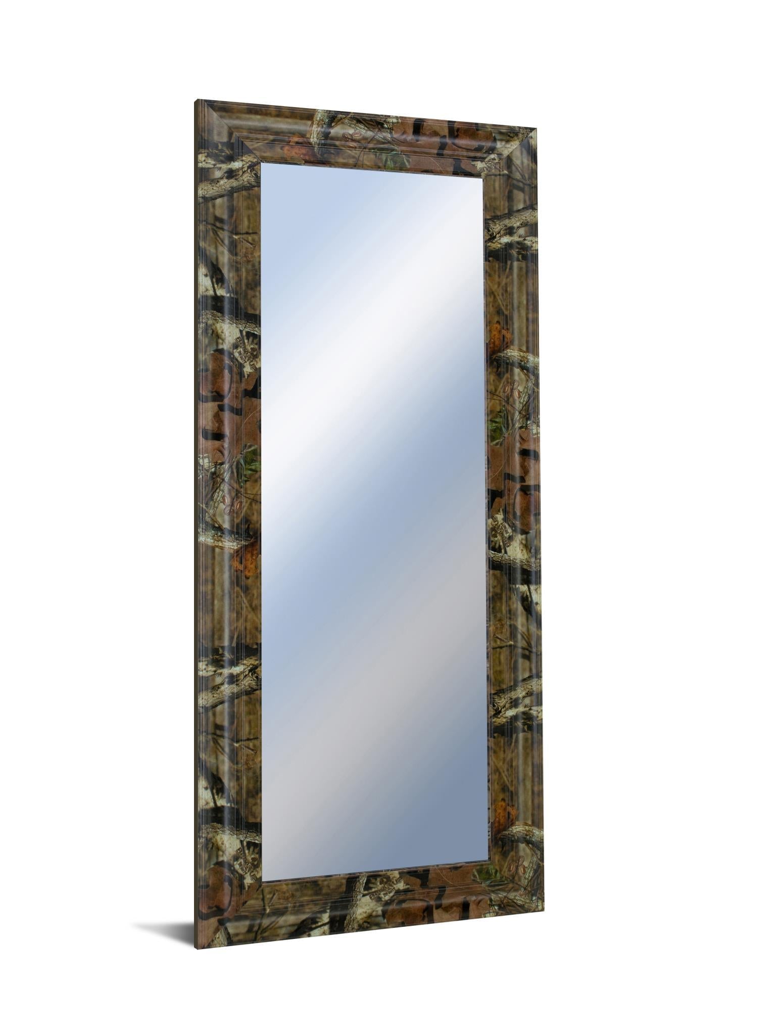 18x42 Decorative Framed Wall Mirror By Classy Art Promotional Mirror Frame #43 - Dark Brown Classy Art