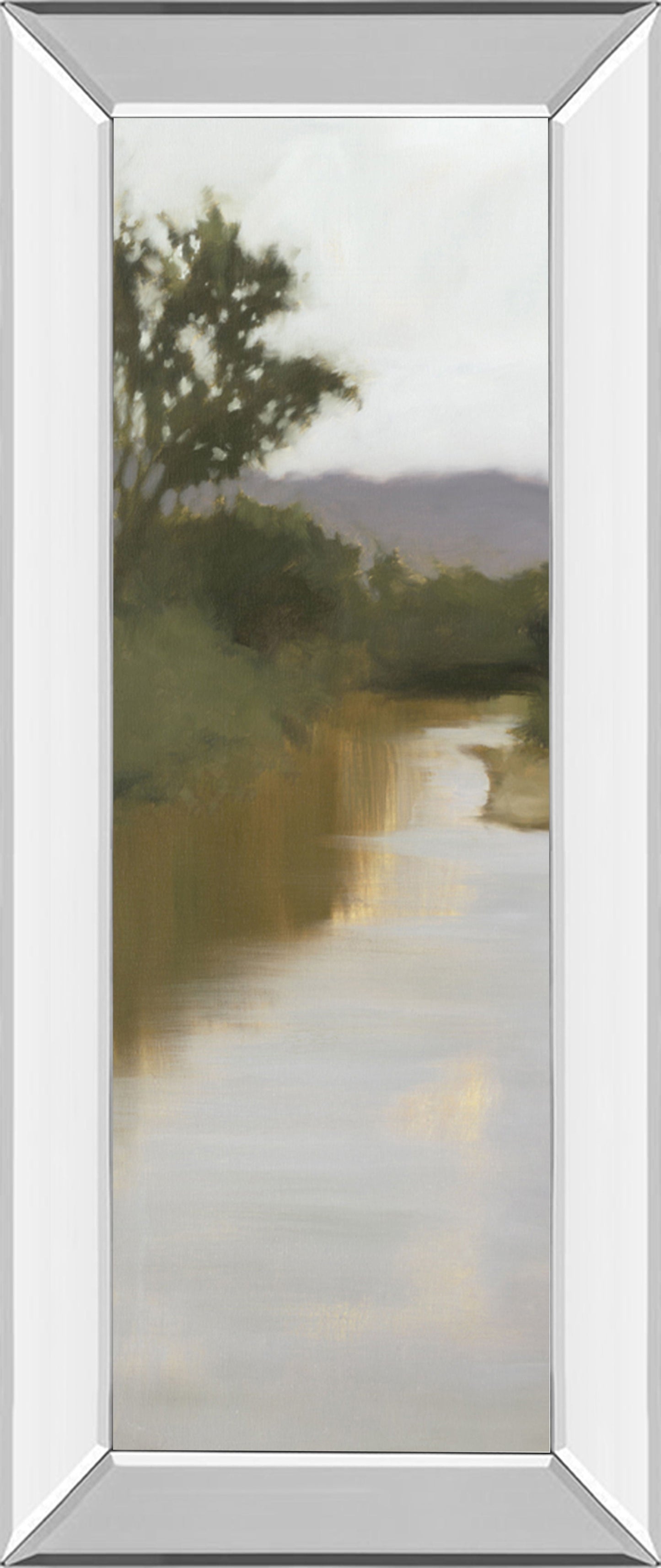 River Journey By Megan Lightell - Framed Print Wall Art - Green Classy Art