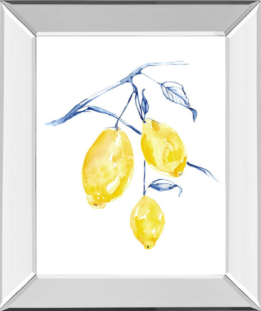 Watercolor Lemons I By Jennifer Goldberger - Yellow Classy Art