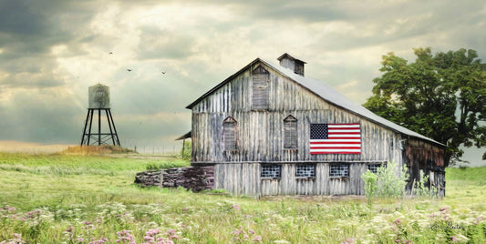 Rural Virginia Barn By Lori Deiter - Dark Gray Classy Art