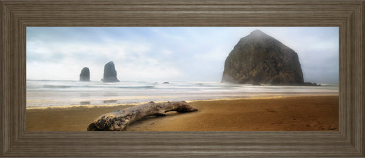 From Cannon Beach Il By David Drost - Framed Print Wall Art - Blue Classy Art