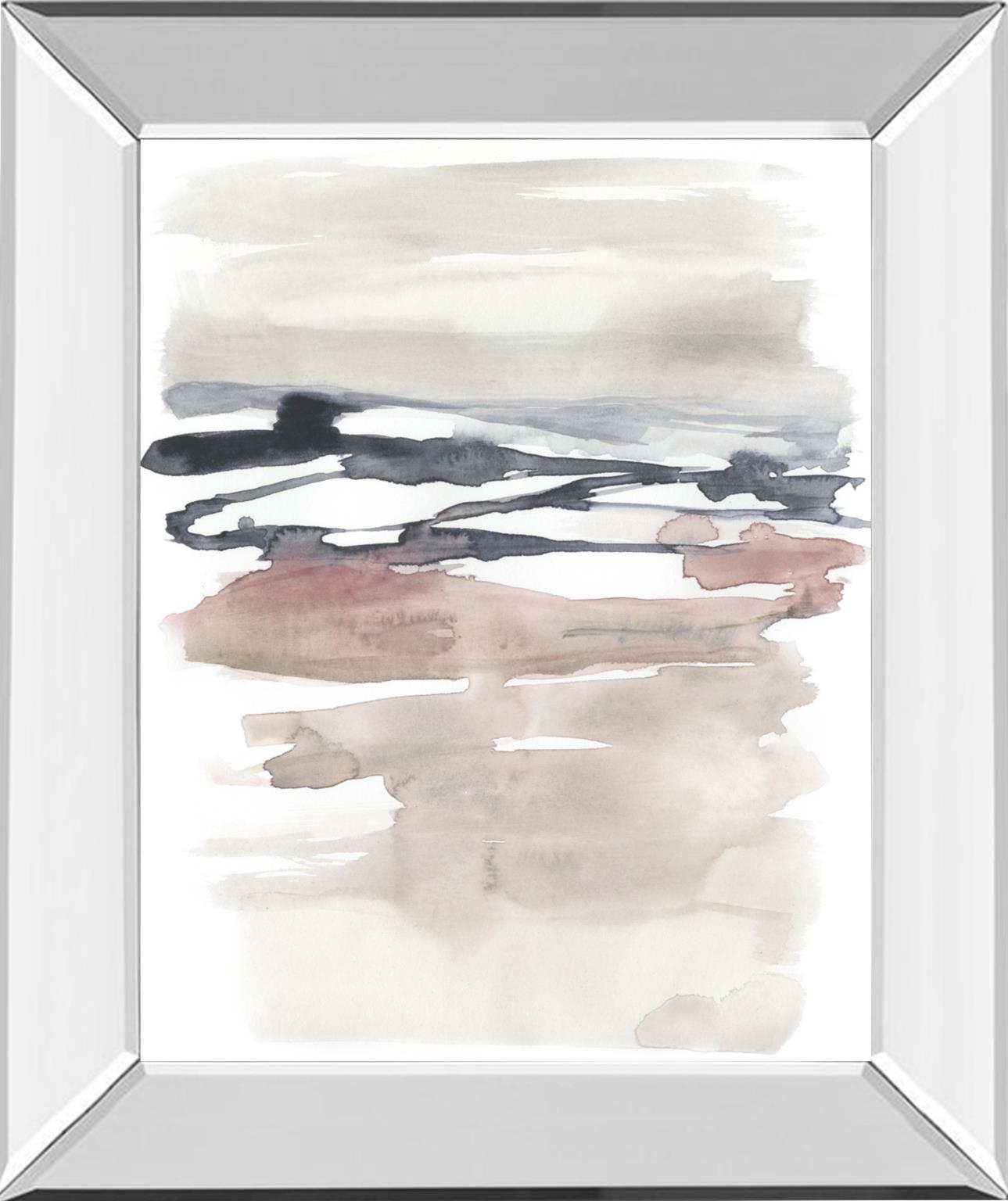 Tiered Horizon Line II By Jennifer Goldberger - Dark Gray Classy Art