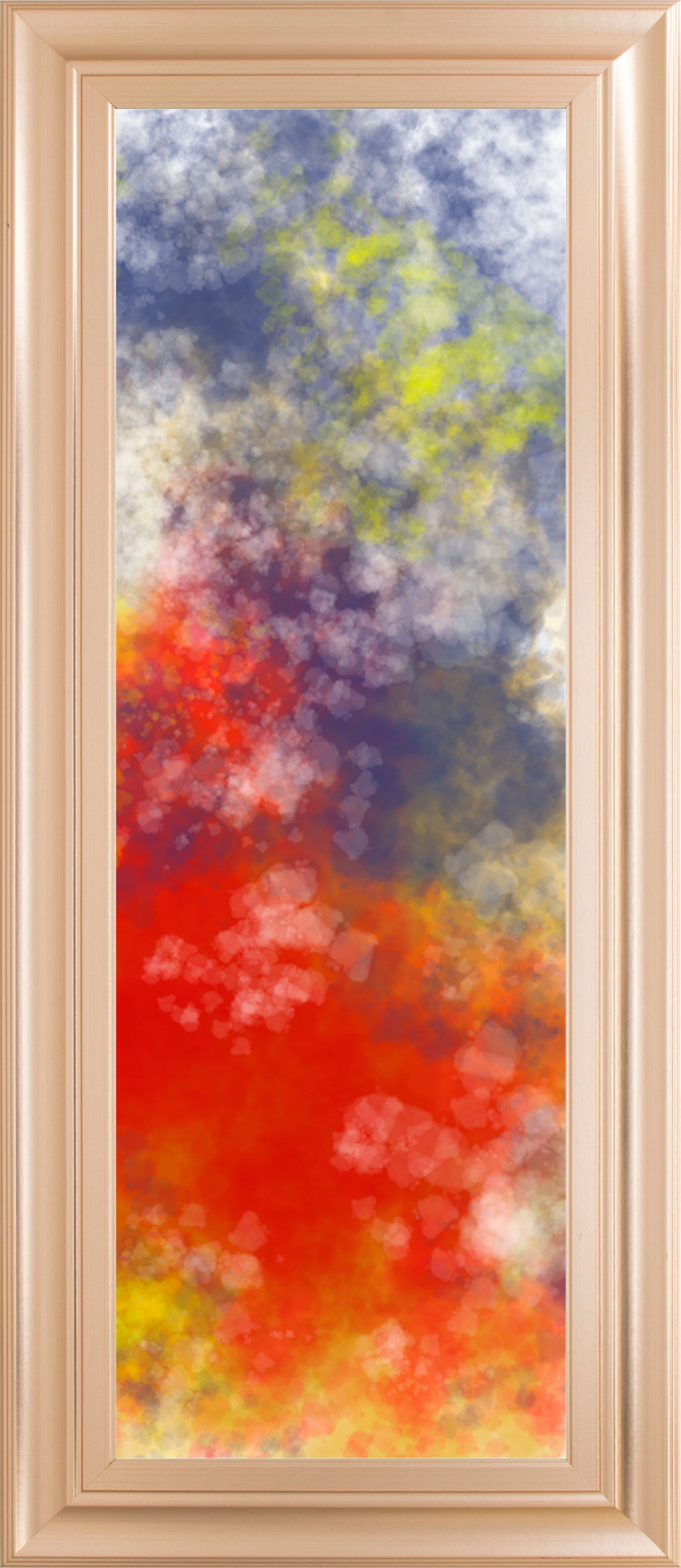 Vapor I. B By Jason Johnson - Framed Print Wall Art - Red Classy Art